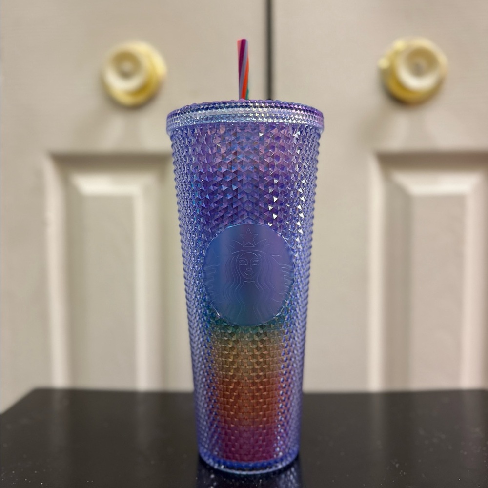 Starbucks Multicolor Textured Tumbler with Straw